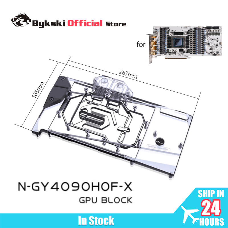 Rtx 4090 Water Block Full Cover - Bykski N-GY4090HOF-X GPUブロック GALAXY RTX 4090