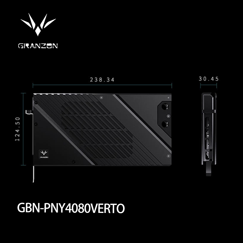 Rtx 4080 Water Cooling Block - Granzon GBN-PNY4080VERTO ウォーターブロック PNY RTX 4080
