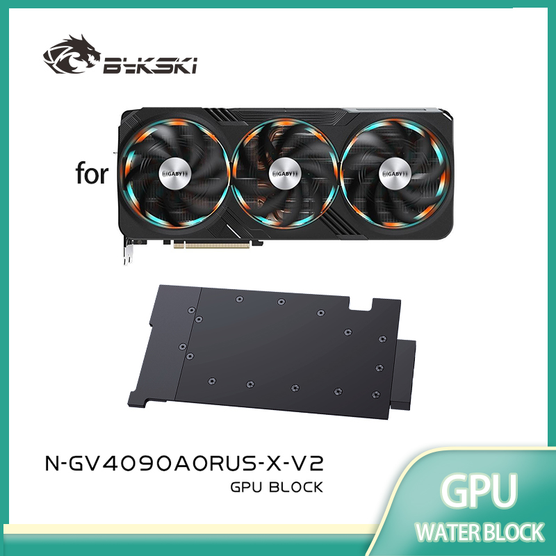 Rtx 4090 Water Block Full Cover - Bykski製ウォーターブロック、Gigabyte GeForce RTX 4090 ゲーミング /