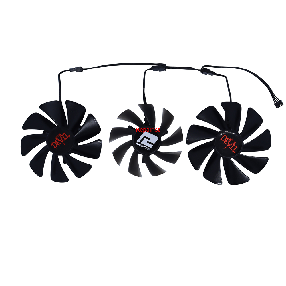 Rx 6900 Xt 16Gb - 3Pcs/Set DIY GA91S2H GAA8S2U,GPU冷却器,ビデオカードファン,PowerColor Red Devil