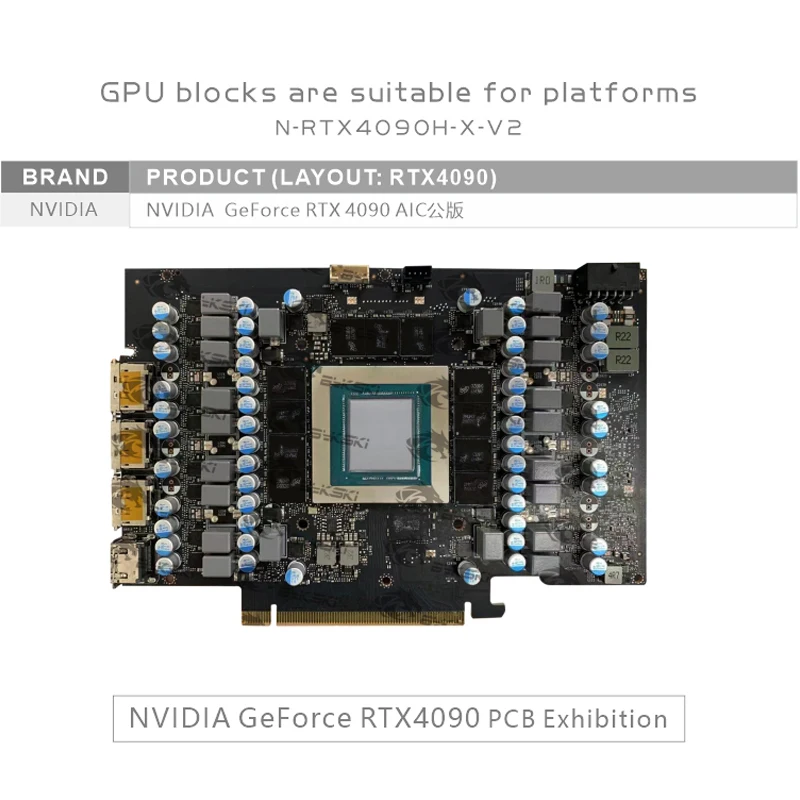 Bykski製NVIDIA RTX 4090リファレンスエデ - Rtx 4090 Water Block Full Cover のレビューと価格