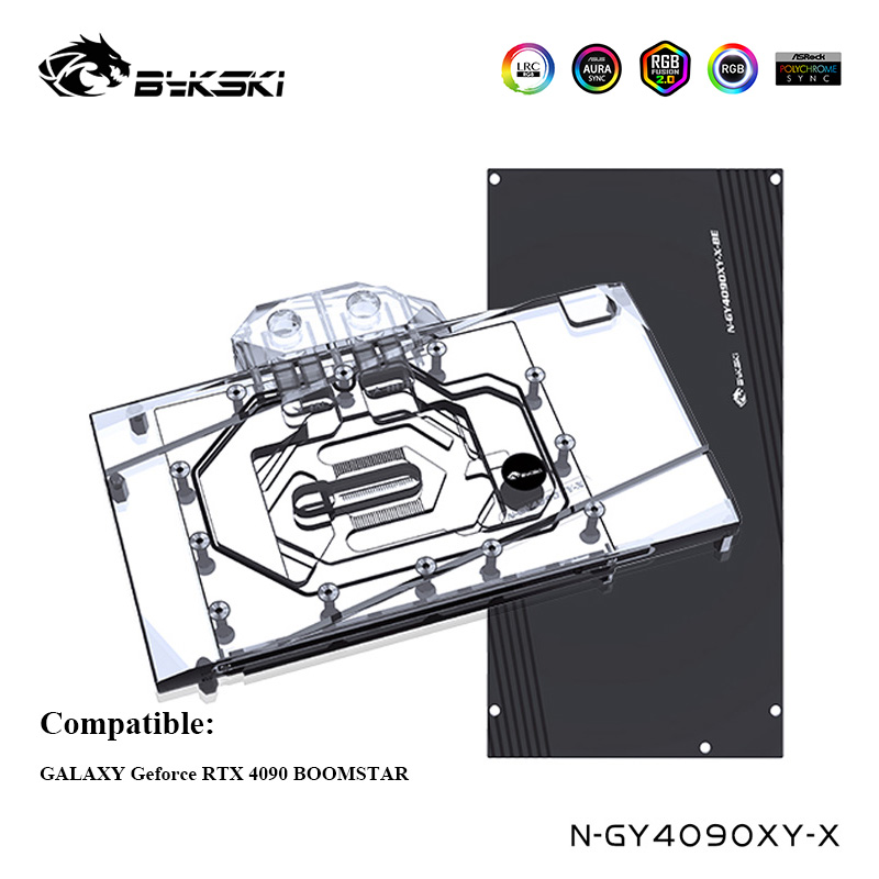 Bykski フルカバー水クーラー GALAXY Gefor - Rtx 4090 Water Block Full Cover のレビューと価格