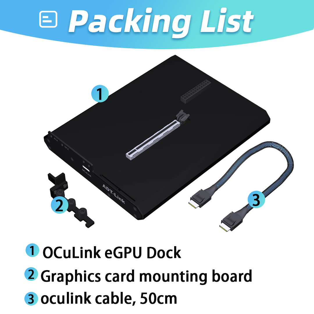 OCuLink eGPUドック PCIe 4.0 X4 SF - Oculink Gpu Dock Station のレビューと価格