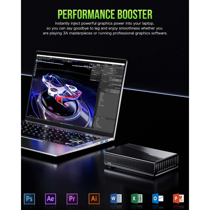 Oculink eGPUドック G M Ktec AD-GP - Oculink Gpu Dock Station のレビューと価格