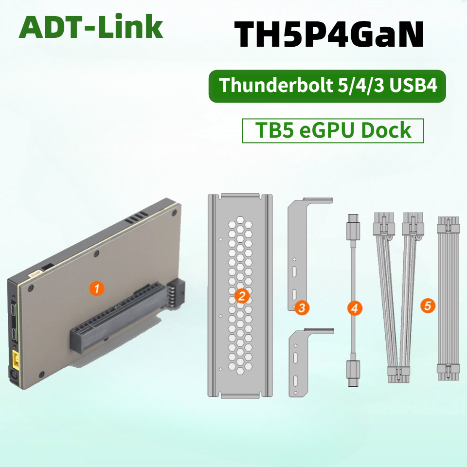 TH5P4GaN ノートパソコン用Thunderbolt 5 - Gpu External Dock Egpu Thunderbolt 4 のレビューと価格