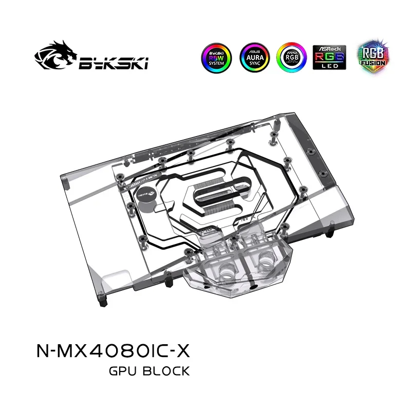 Bykski GPU ブロック MAXSUN RTX 408 - Rtx 4080 Water Cooling Block のレビューと価格