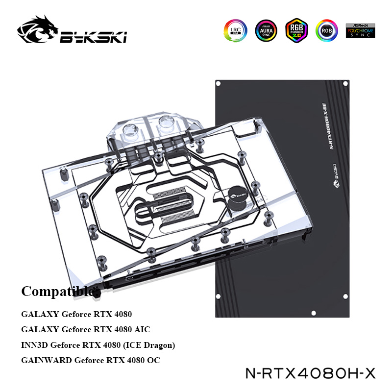 Bykski GPU ウォータークーラー GAINWARD、 - Rtx 4080 Water Cooling Block のレビューと価格