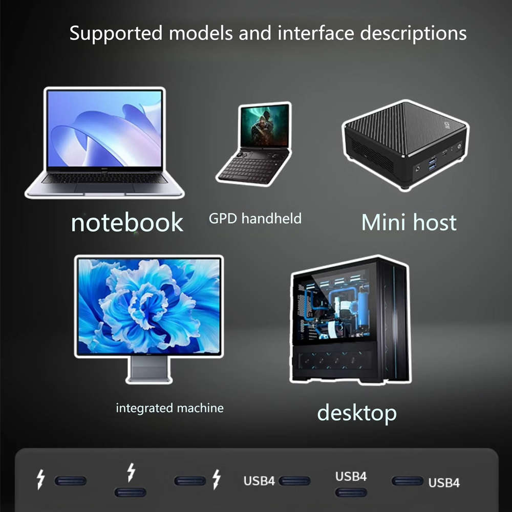 Oculink Thunderbolt USB4アダプター  - Oculink Gpu Dock Station のレビューと価格