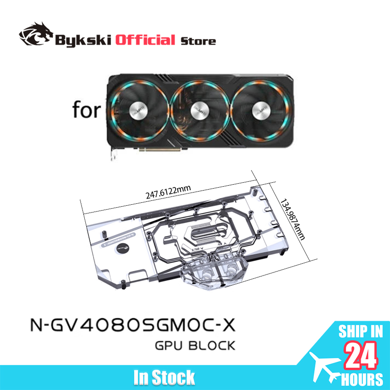 Bykski製GPUブロック、Gigabyte GeForc - Rtx 4080 Water Cooling Block のレビューと価格