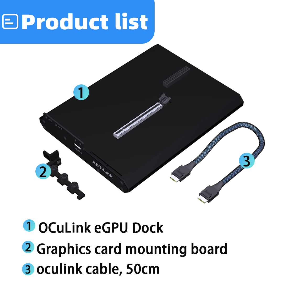 OCuLink eGPUドック PCIe 4.0 X4 64 - Oculink Gpu Dock Station のレビューと価格